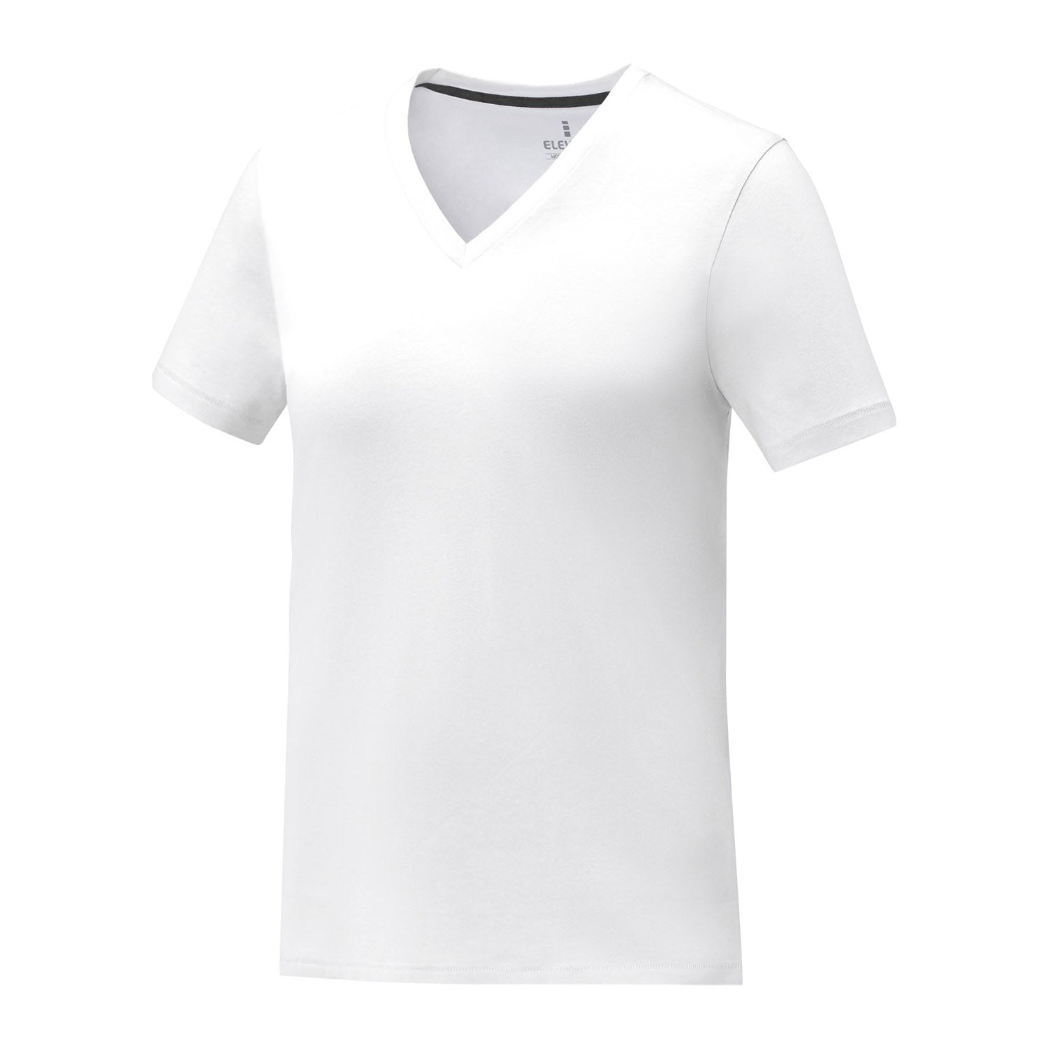 Somoto kortärmad V-ringad t-shirt till dam