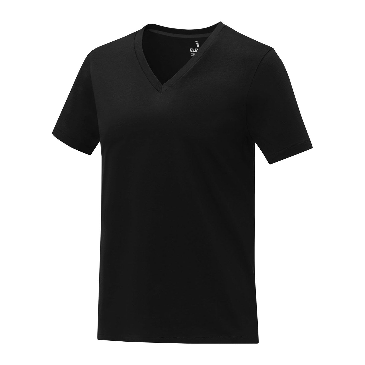 Somoto kortärmad V-ringad t-shirt till dam