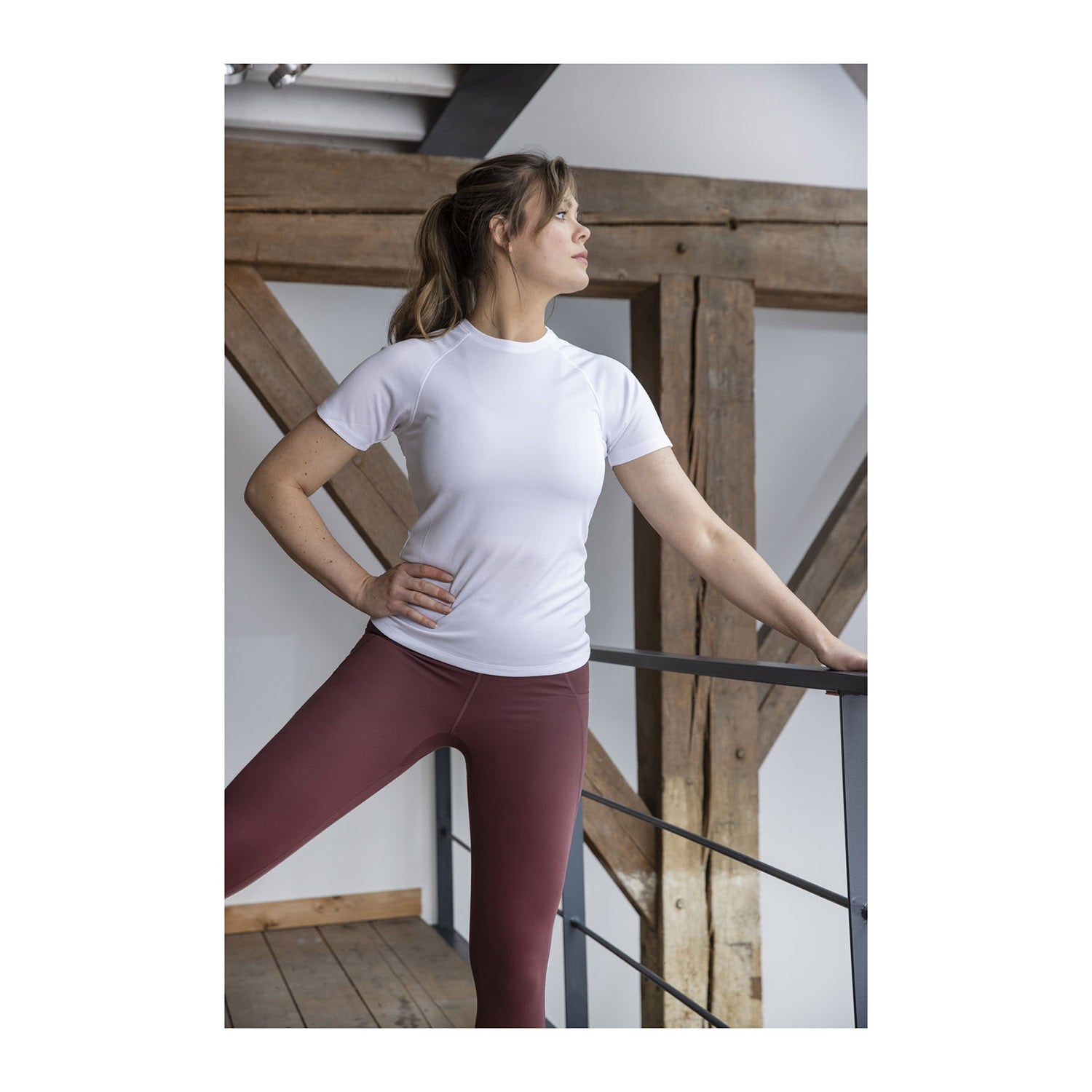 Niagara kortärmad funktions t-shirt för dam