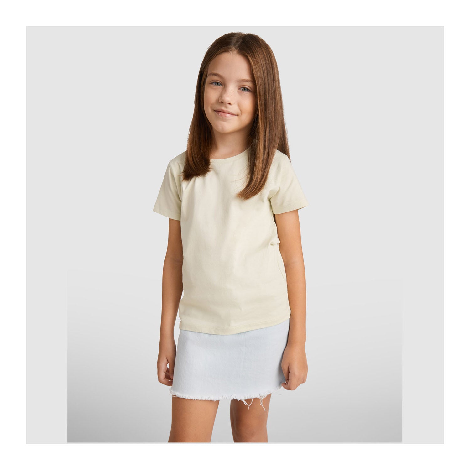 Breda kortärmad T-shirt ekologisk bomull barn