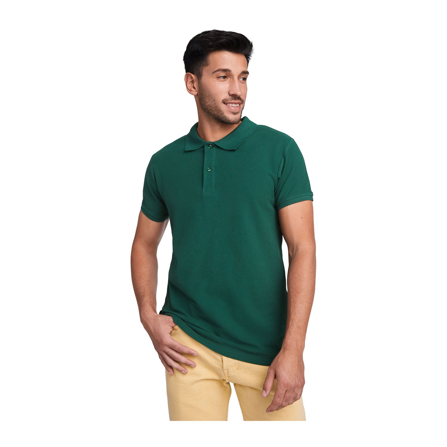 Prince kortärmad piké ekologisk bomull herr