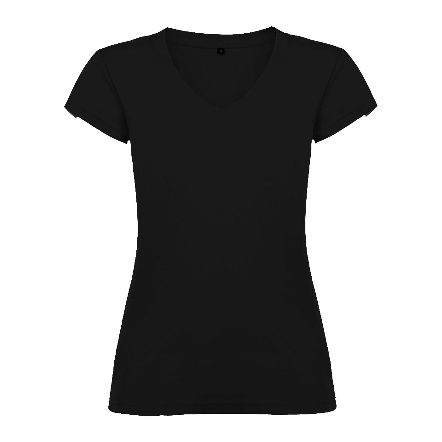 Victoria kortärmad v-ringad T-shirt för dam