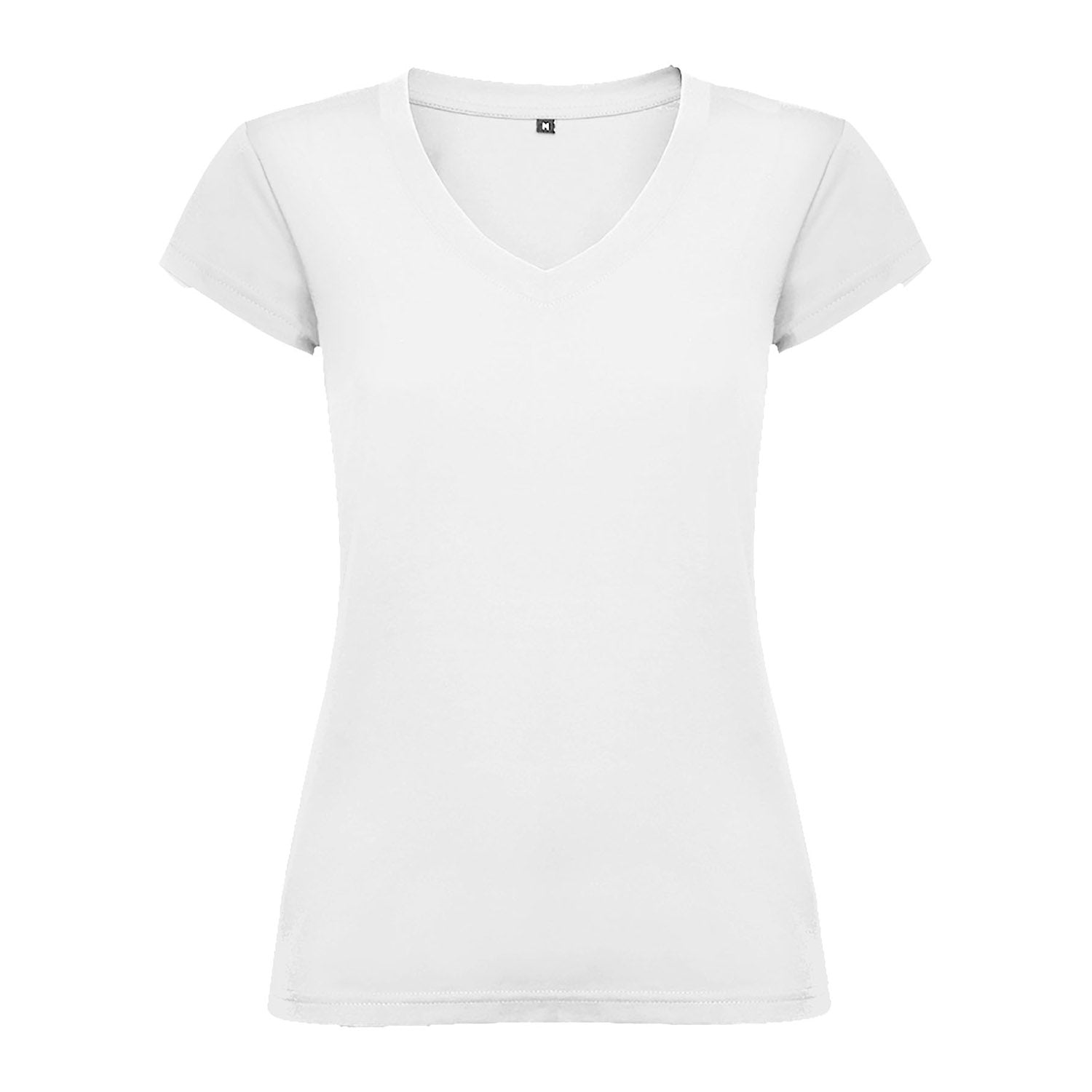 Victoria kortärmad v-ringad T-shirt för dam