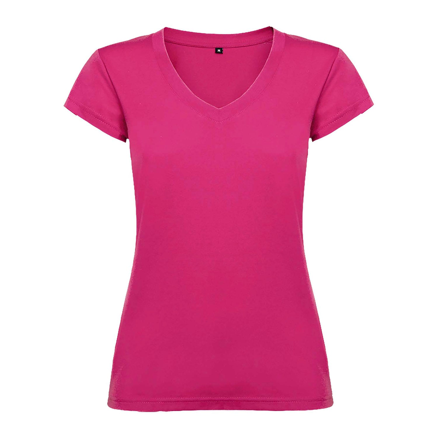 Victoria kortärmad v-ringad T-shirt för dam