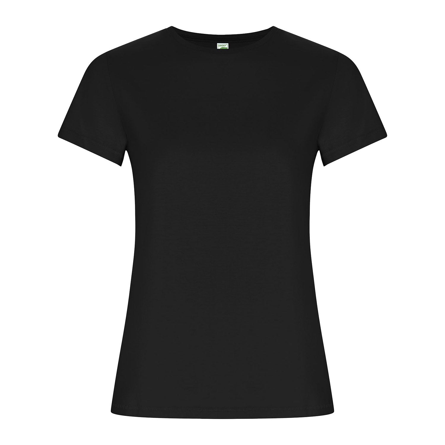 Golden kortärmad T-shirt för dam