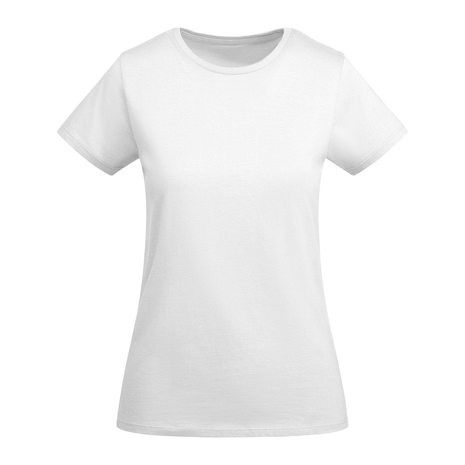 Breda kortärmad T-shirt ekologisk bomull dam