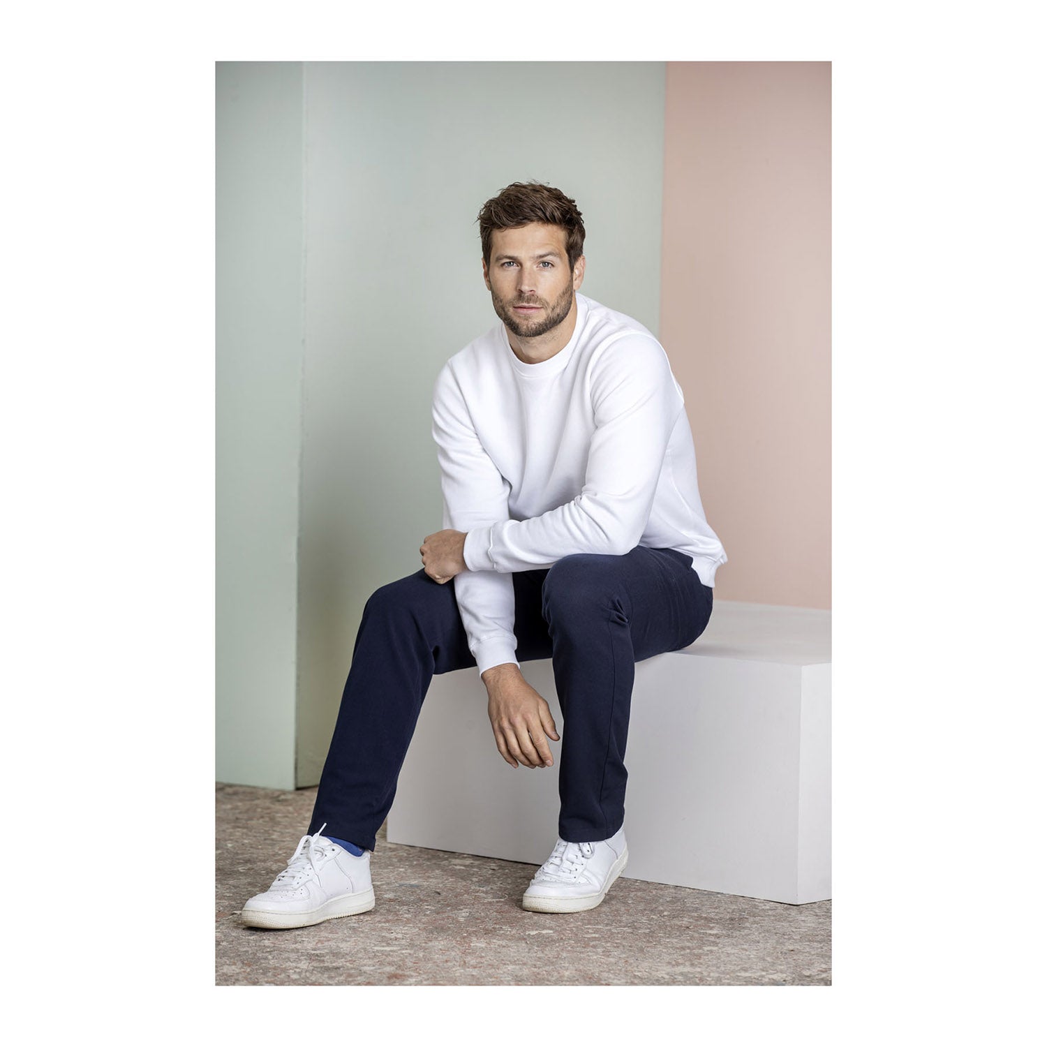 Jasper herr rundhalsad tröja ekologisk