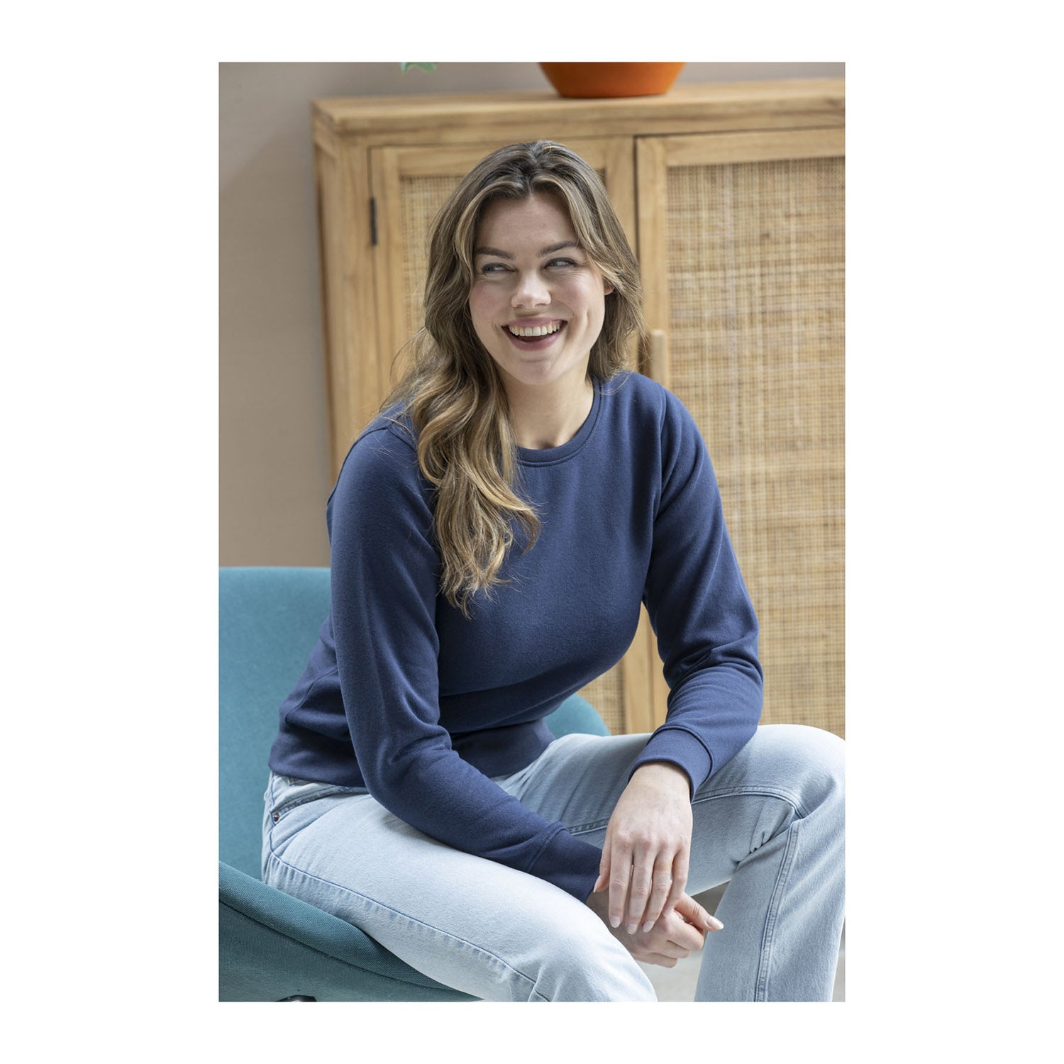 Zenon rundhalsad tröja dam