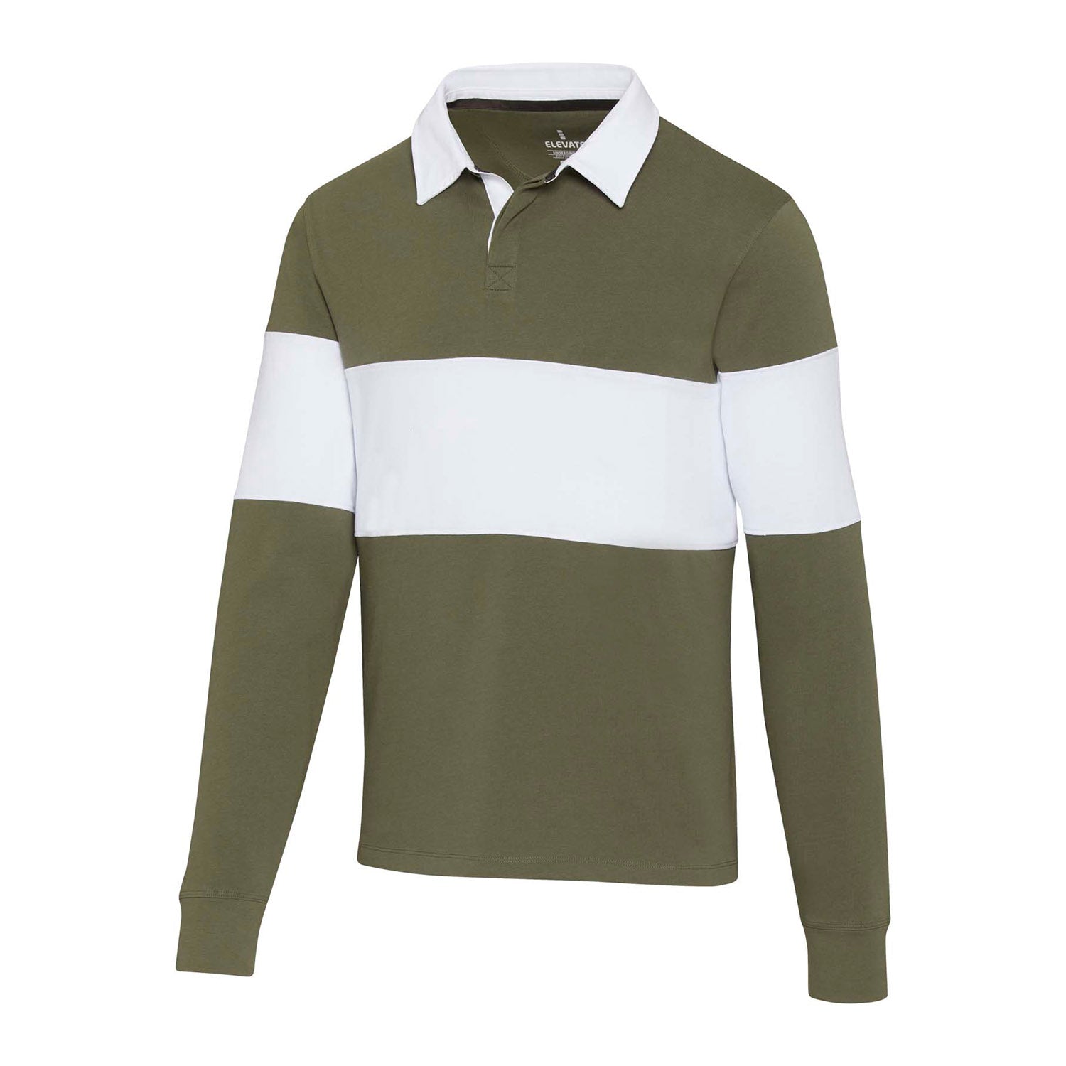 Clyde unisex sweatshirt, rugby- och polomönstrad
