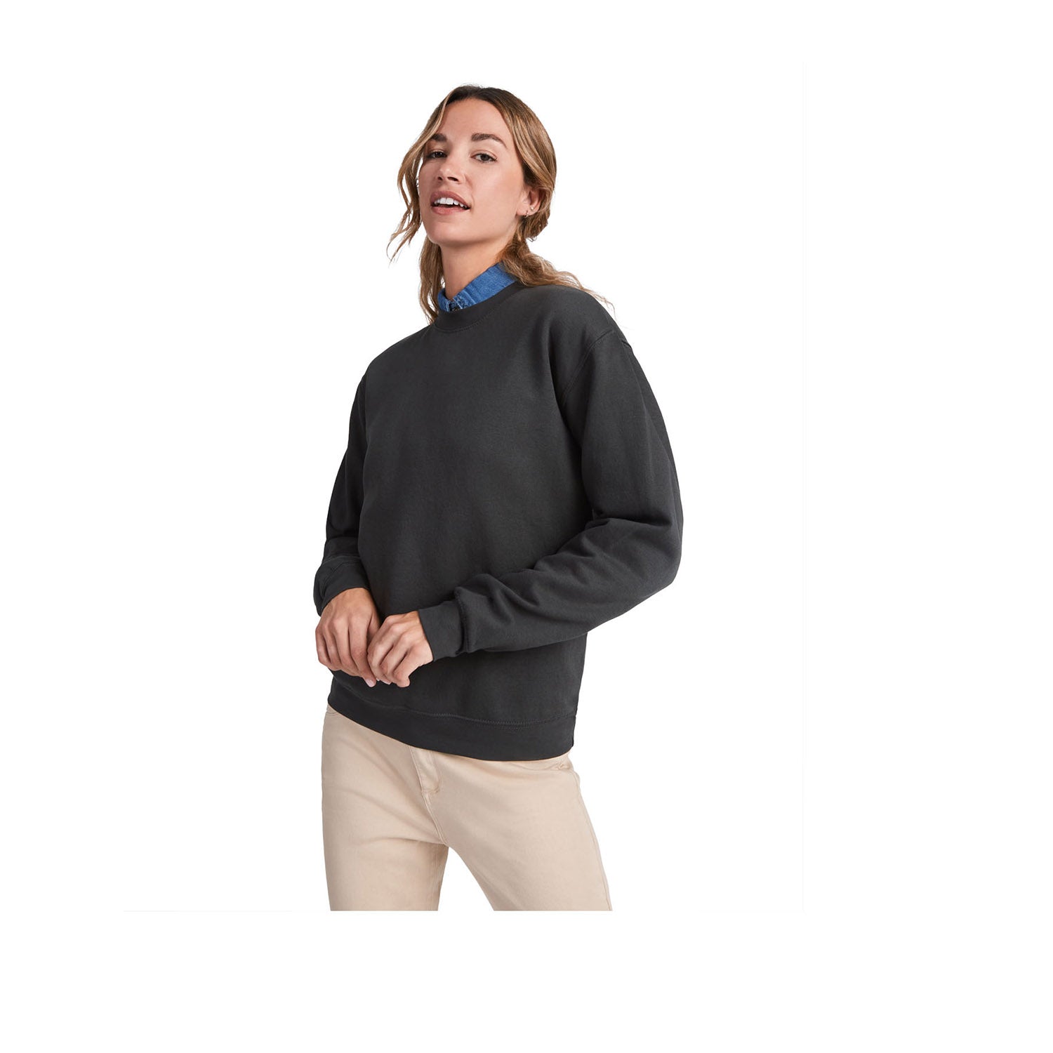 Clasica unisex tröja med rund hals