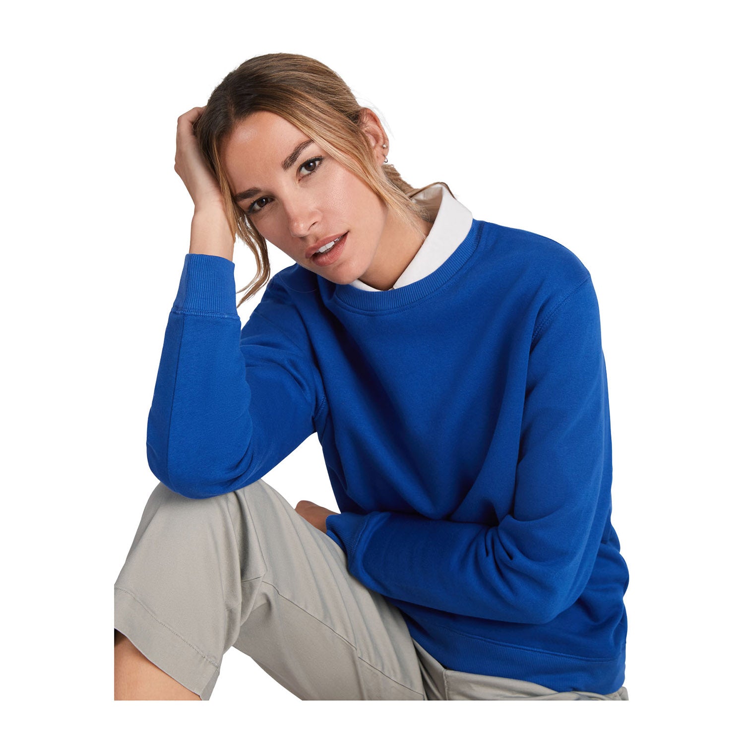 Batian unisex tröja med rund hals ekologisk bomull