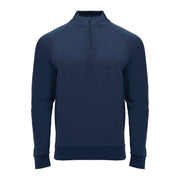 Epiro långärmad unisex sweatshirt med kvartslång dragkedja