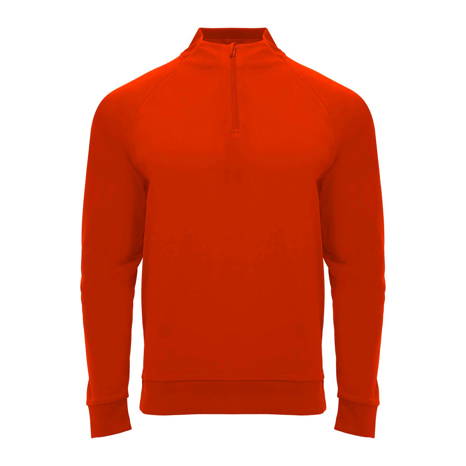 Epiro långärmad unisex sweatshirt med kvartslång dragkedja