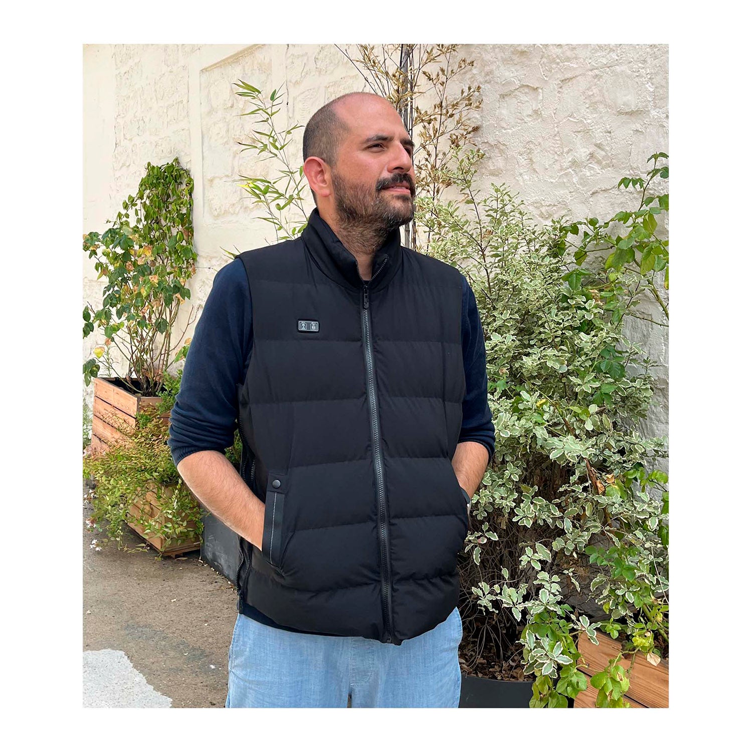 SCX.design G01 uppvärmd väst med powerbank