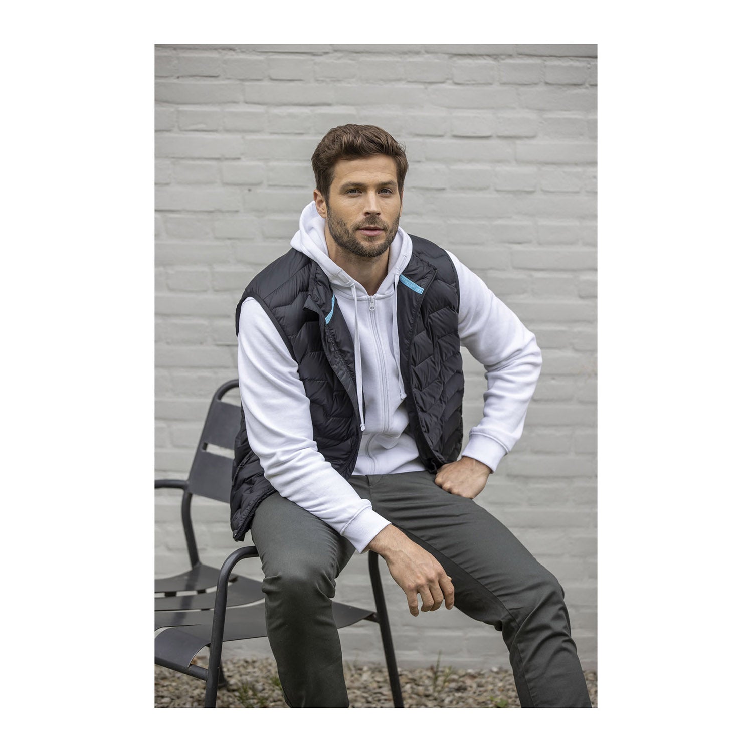 Epidote dunväst av återvunna GRS-material herr