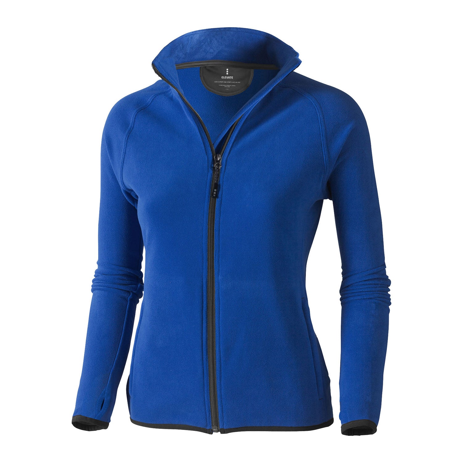 Brossard mikrofleecejacka med hel dragkedja dam