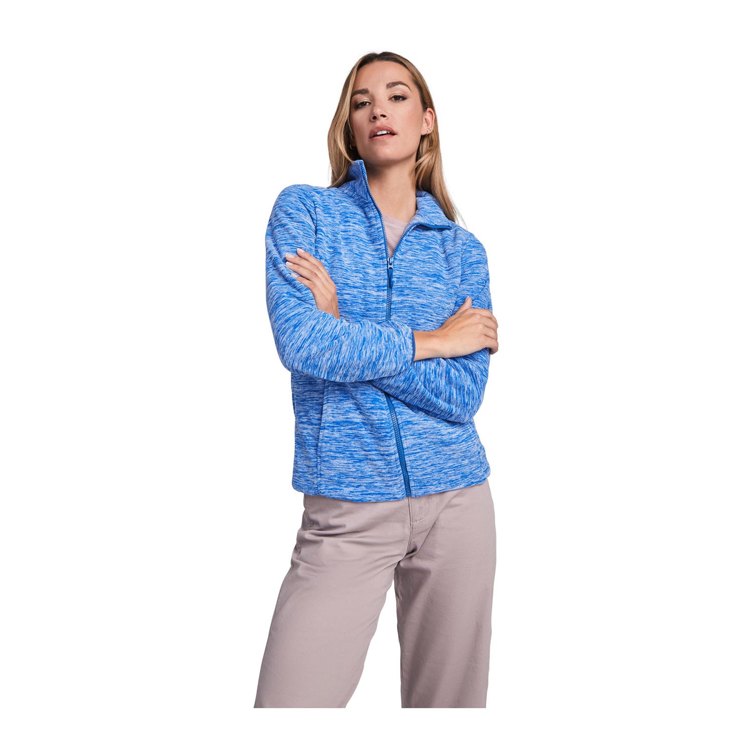 Artic fleecejacka för dam med hellång dragkedja