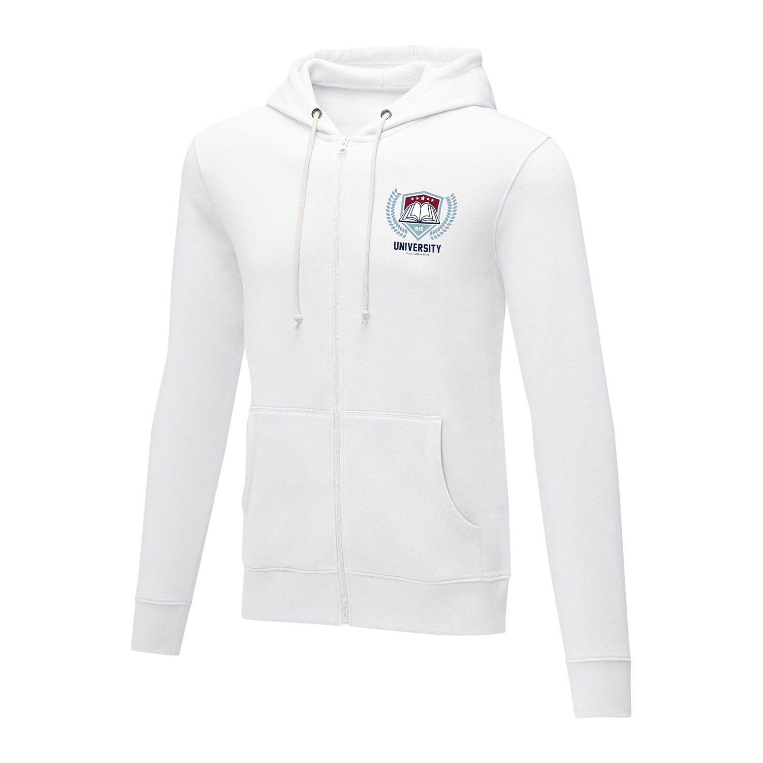 Theron hoodie med dragkedja herr