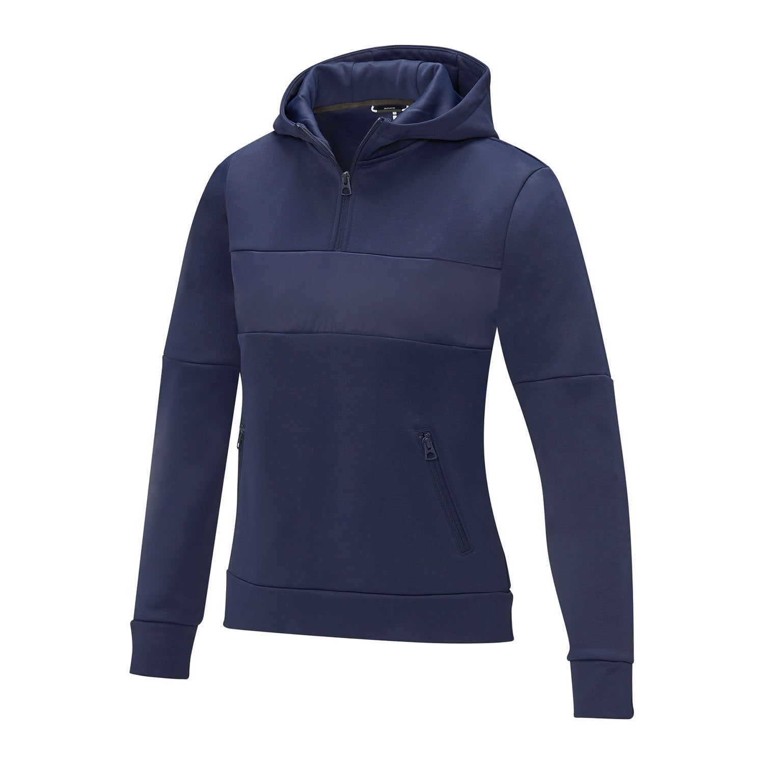 Sayan damanorak med huva och halv dragkedja