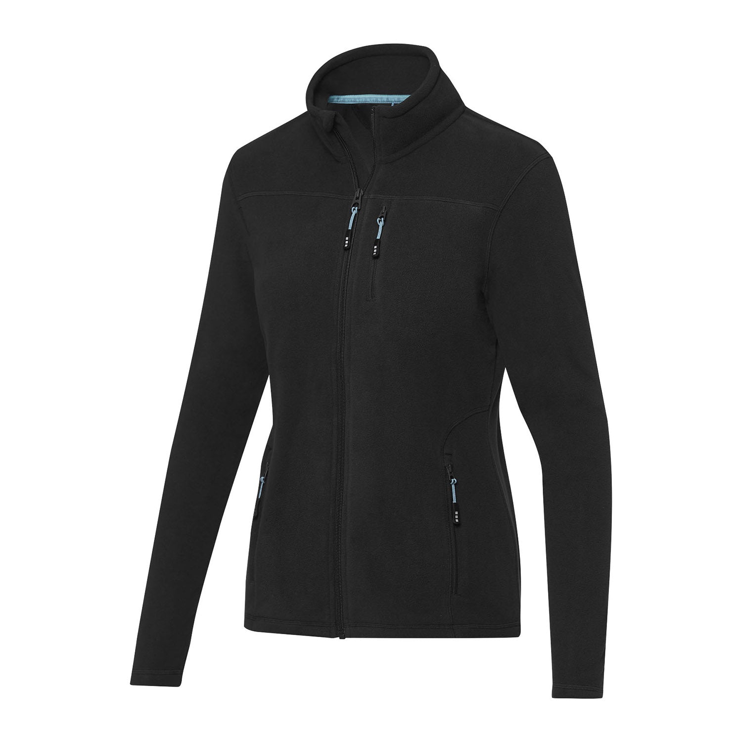 Amber damjacka av återvunnen GRS-fleece med hel dragkedja