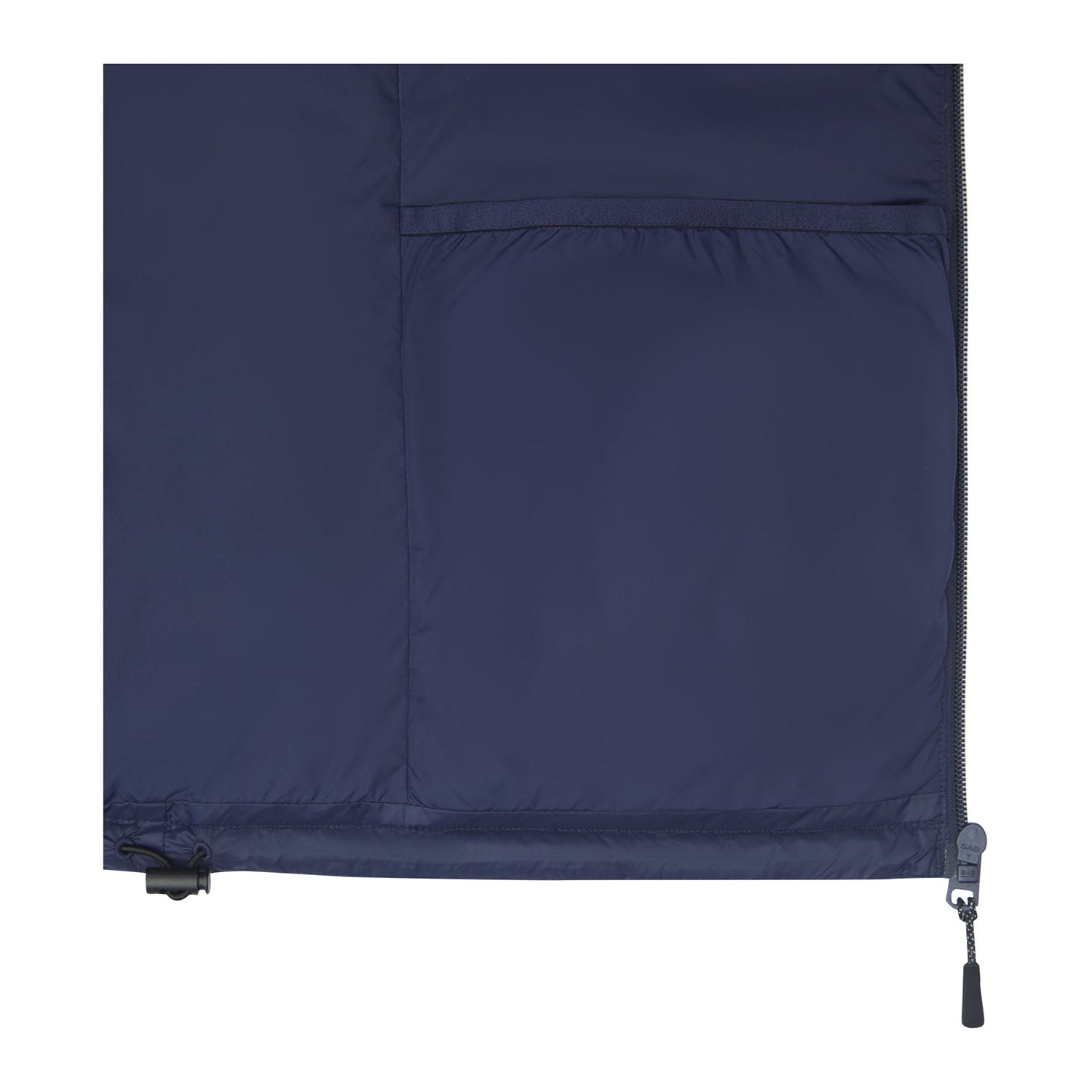 Petalite dunjacka  av återvunna GRS-material herr