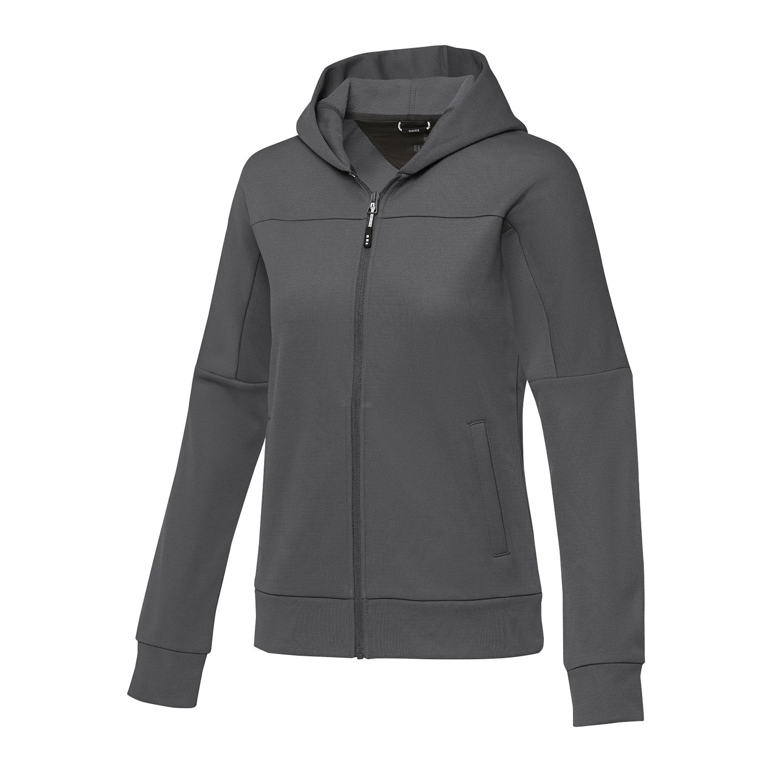 Nubia stickad damjacka med hel dragkedja