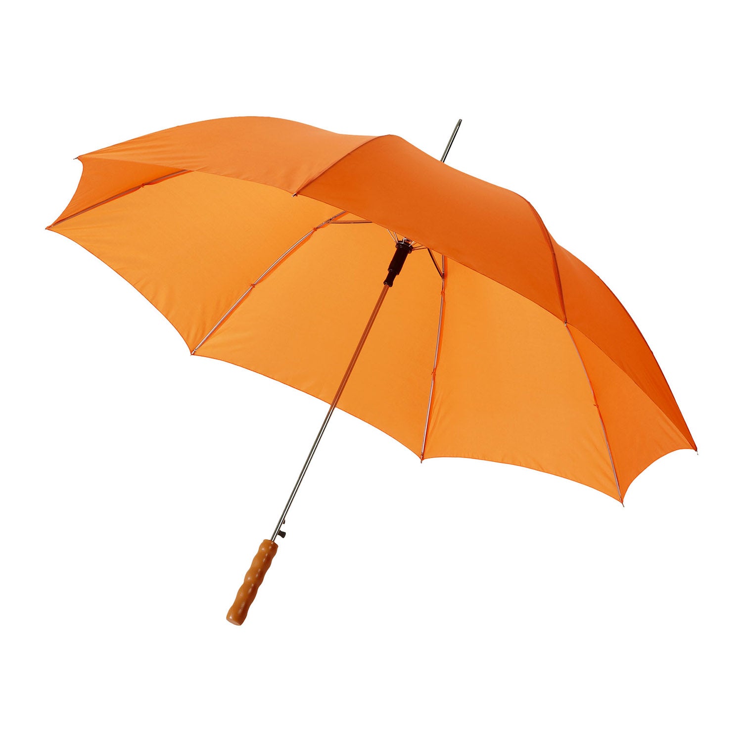 Lisa 23" automatiskt paraply med trähandtag