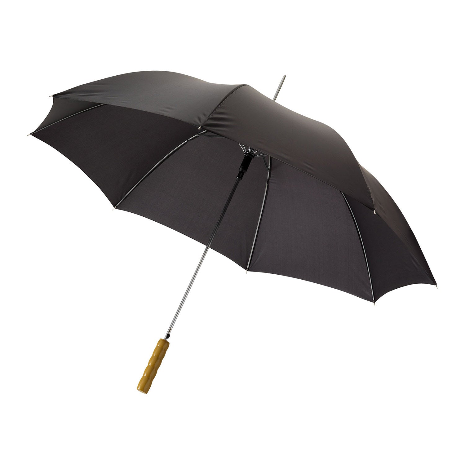 Lisa 23" automatiskt paraply med trähandtag