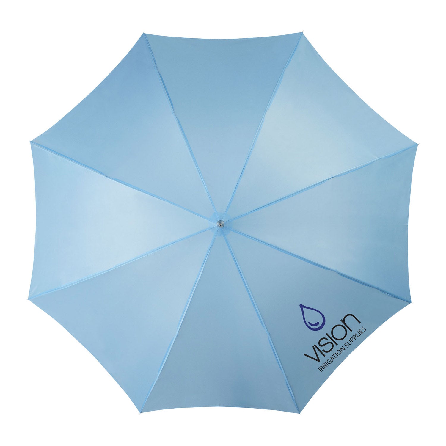 Lisa 23" automatiskt paraply med trähandtag