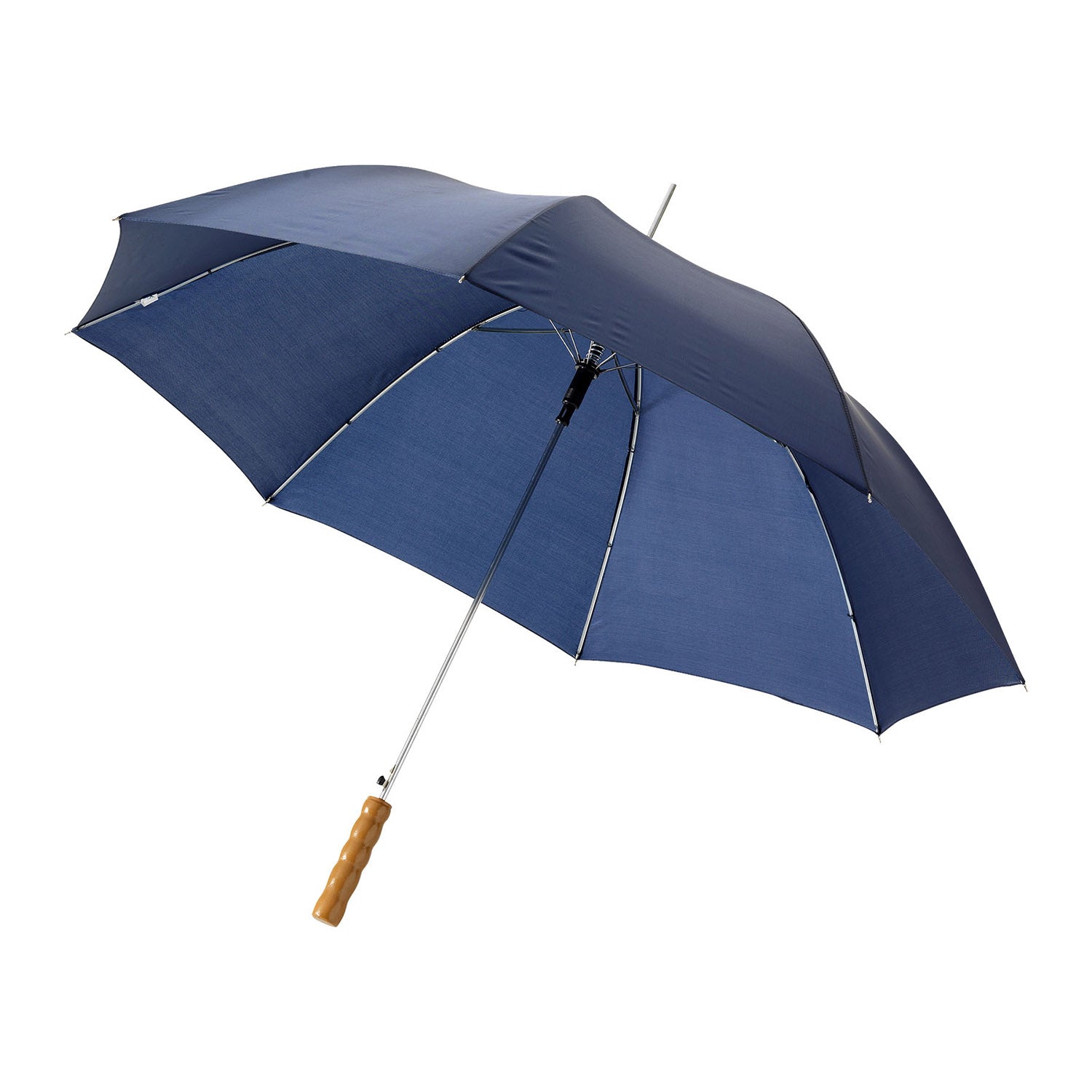 Lisa 23" automatiskt paraply med trähandtag