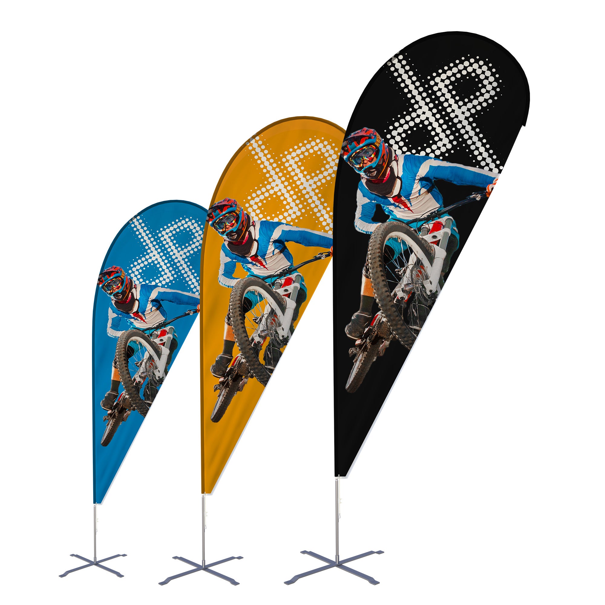 Beachflagga Droppe Liten