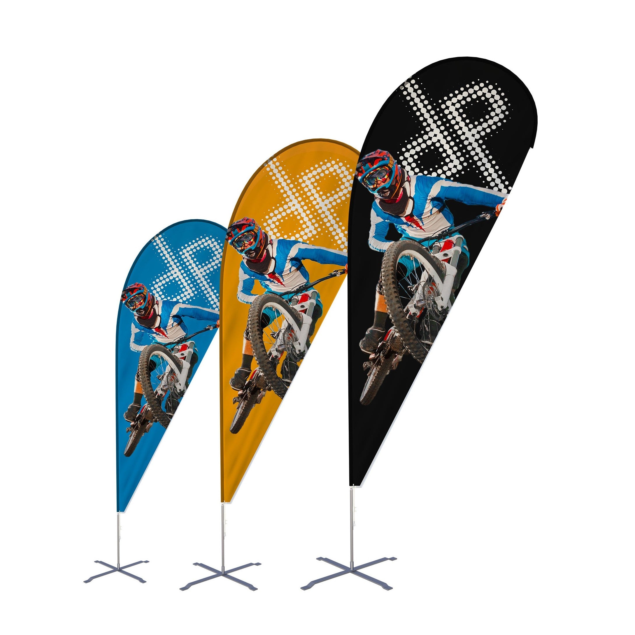 Beachflagga Droppe Liten