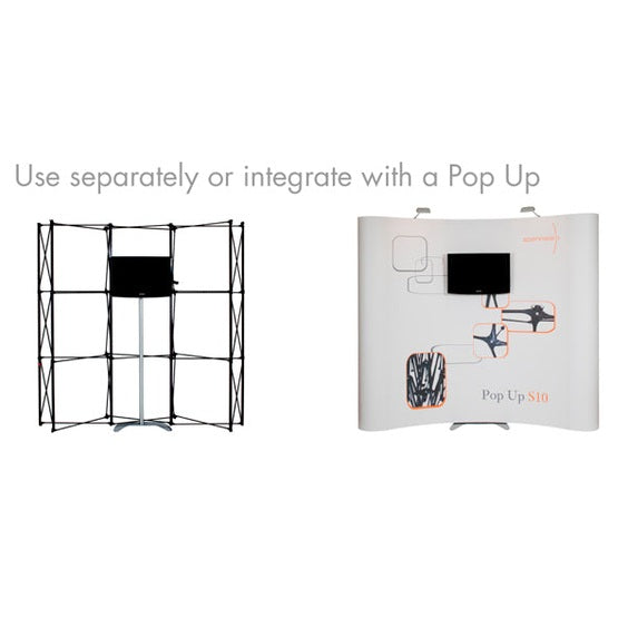 Spennare Monitor Stand 10S – Tv ställ event - sidovy / profil