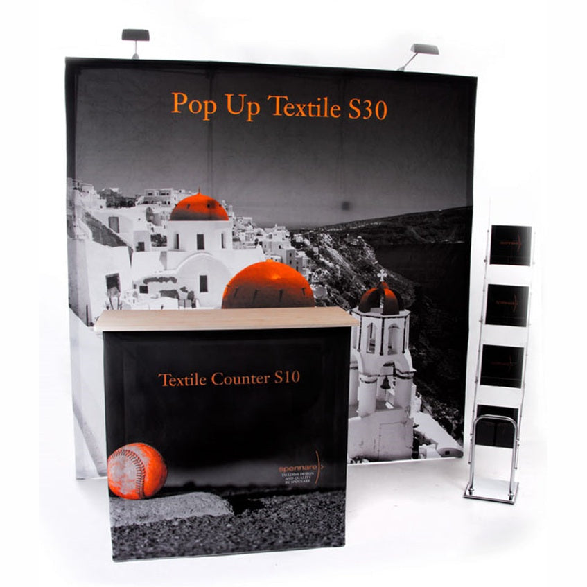 Spennare texile kit - mässpaket– frontvy