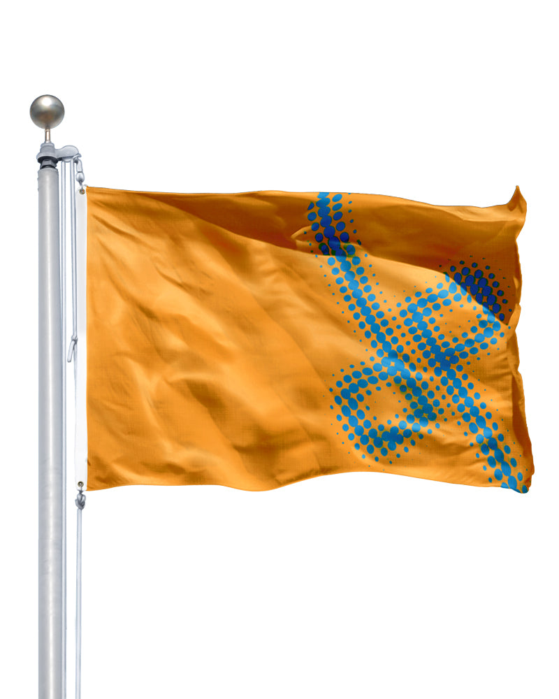 Screentyckt flagga 240 x 150 cm