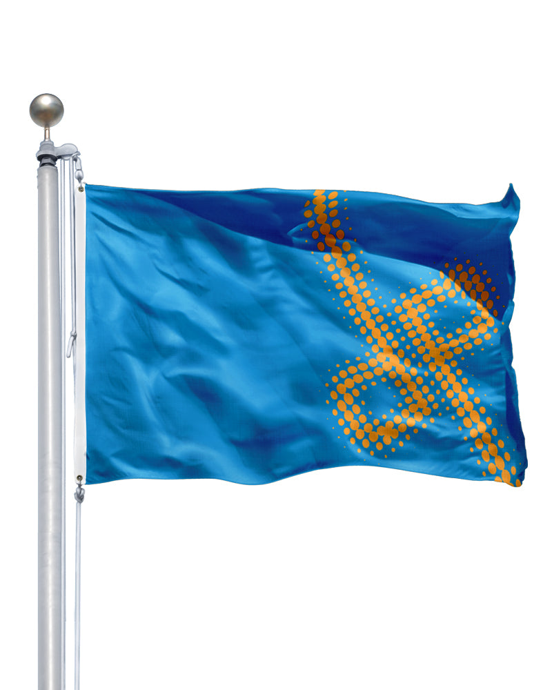 Screentyckt flagga 270 x 180 cm