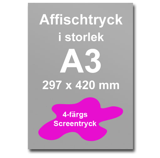 Affischtryck Digitaltryck