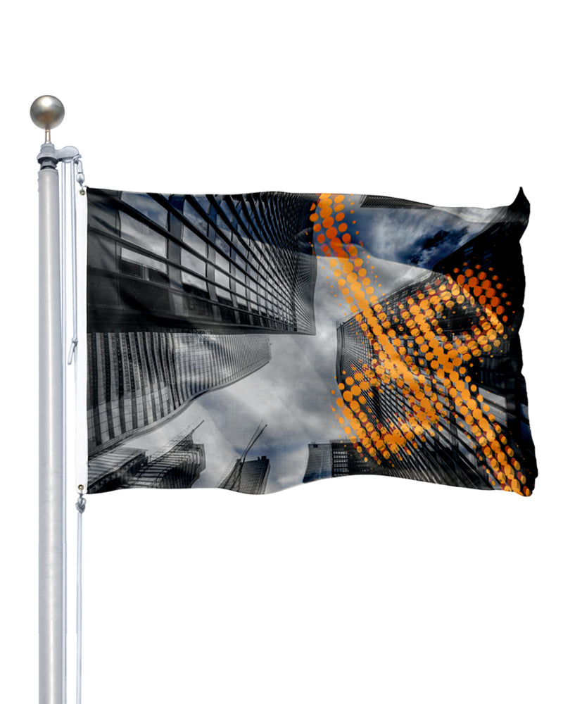 Digitaltryckt flagga 120 x 300 cm