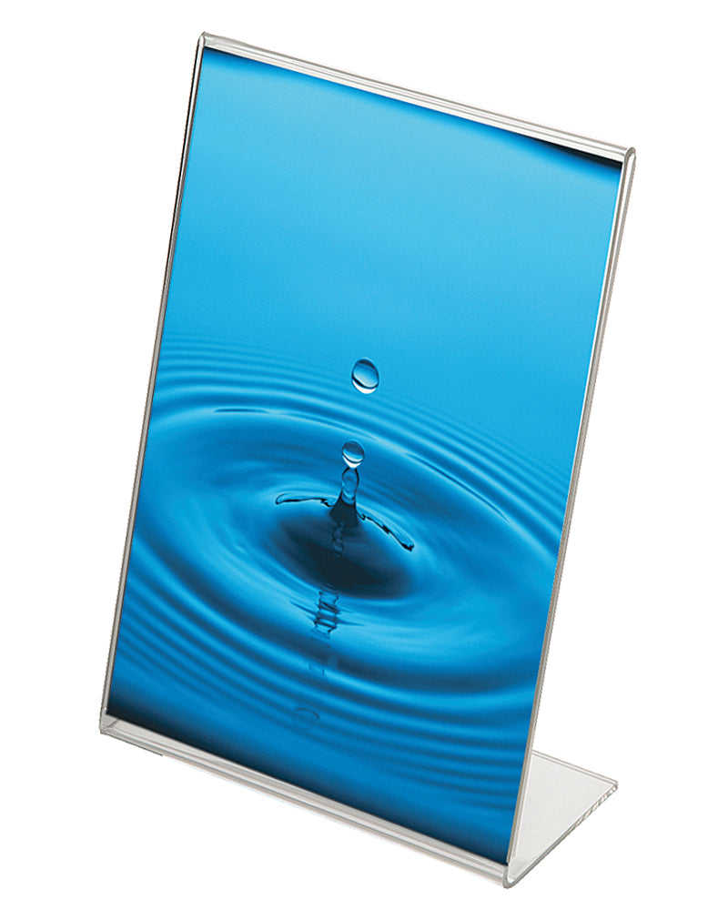 Akryl Menyhållare, L-ställ