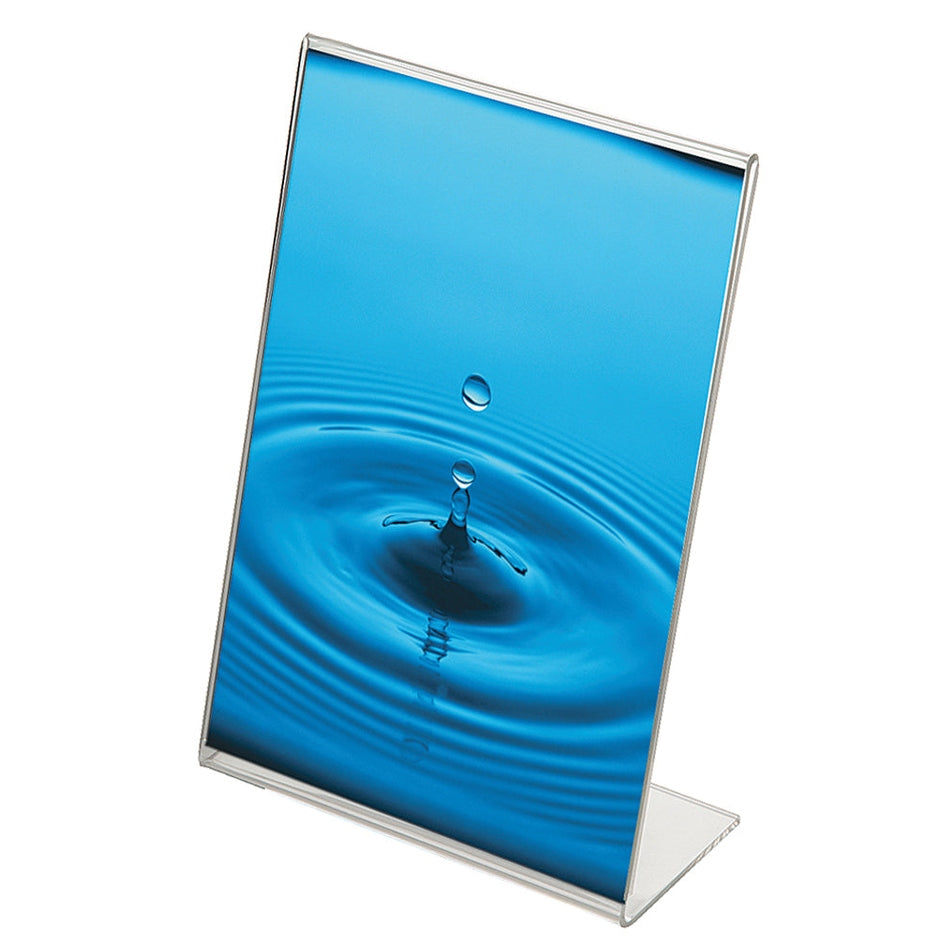 Akryl Menyhållare, L-ställ