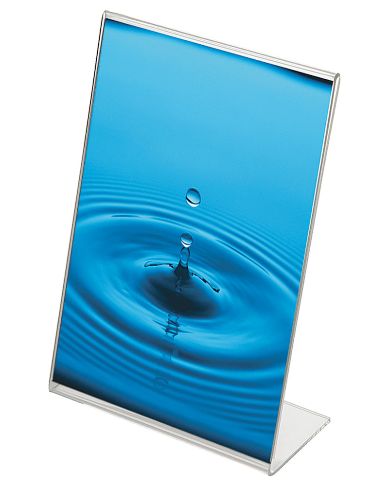 Akryl Menyhållare, L-ställ