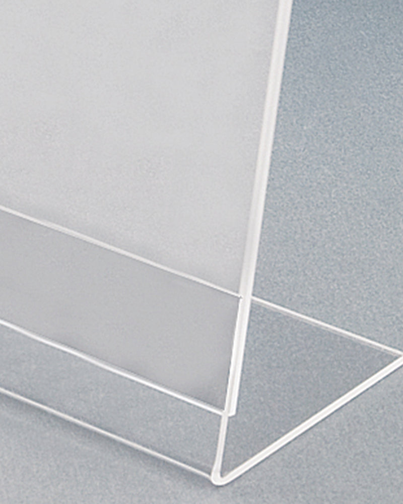 Akryl Menyhållare, L-ställ