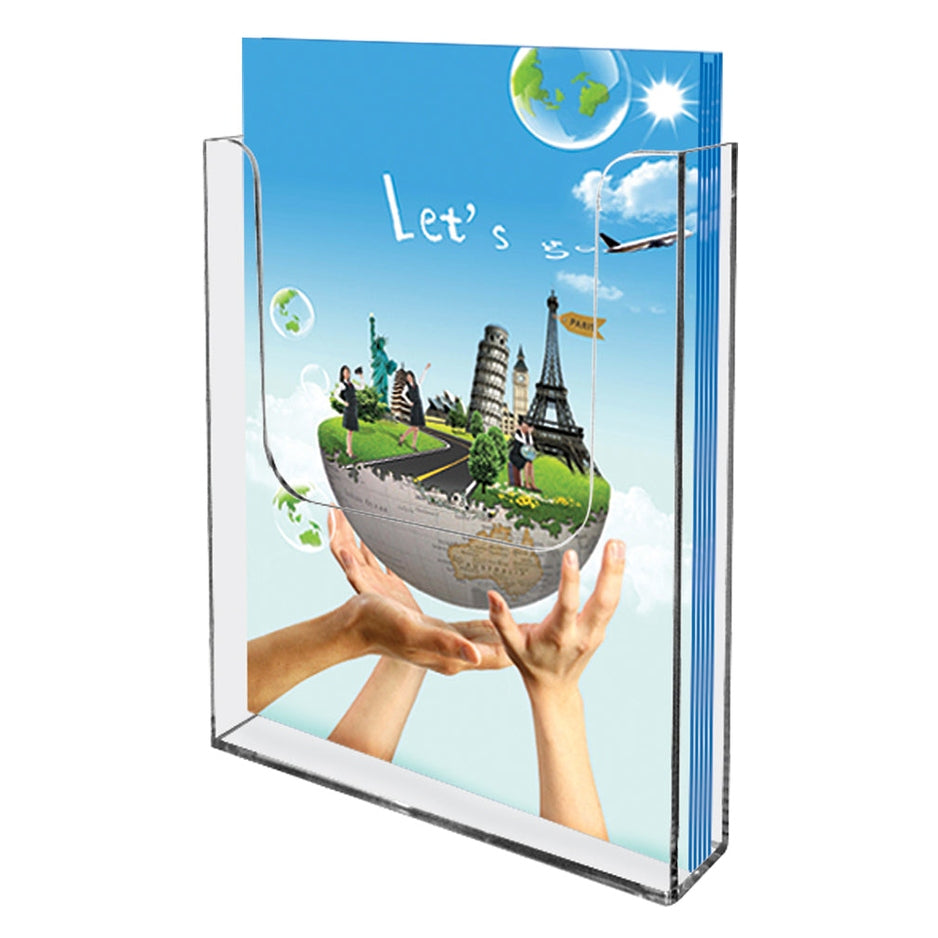 Akryl Broschyrhållare vägg 