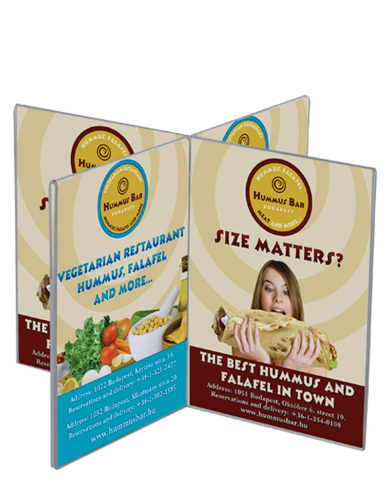 Cross Menuholder acrylic