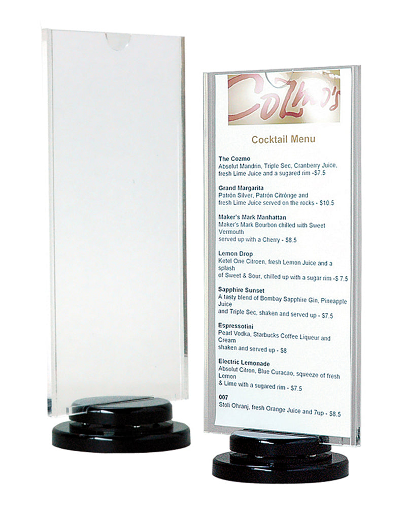 Acrylic Spin Menuholder