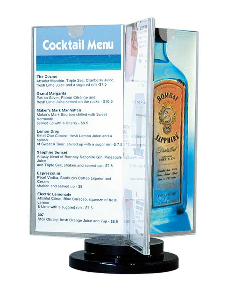 Acrylic Spin Menuholder