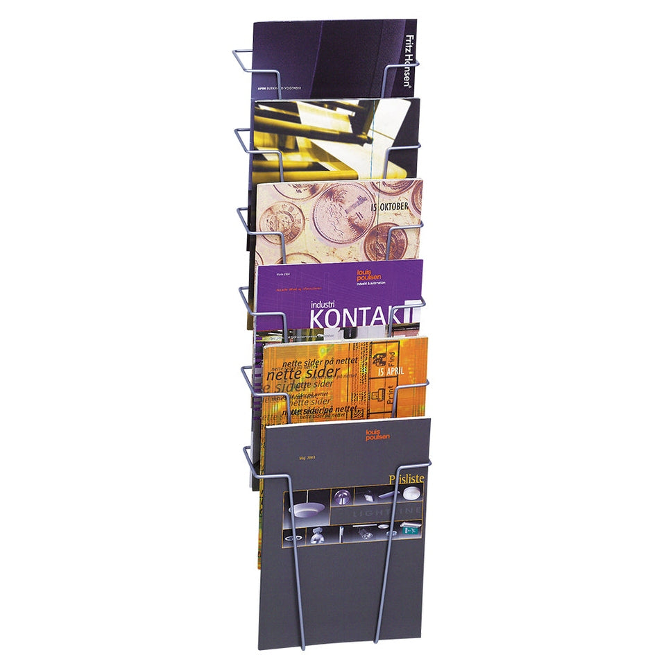 Broschyrshållare vägg  6 x A4