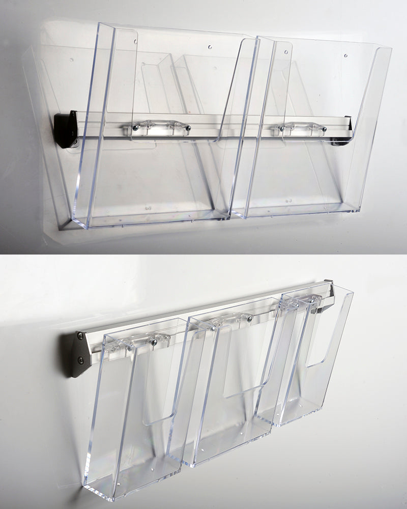 Broschyrställvägg - Alu/Akryl