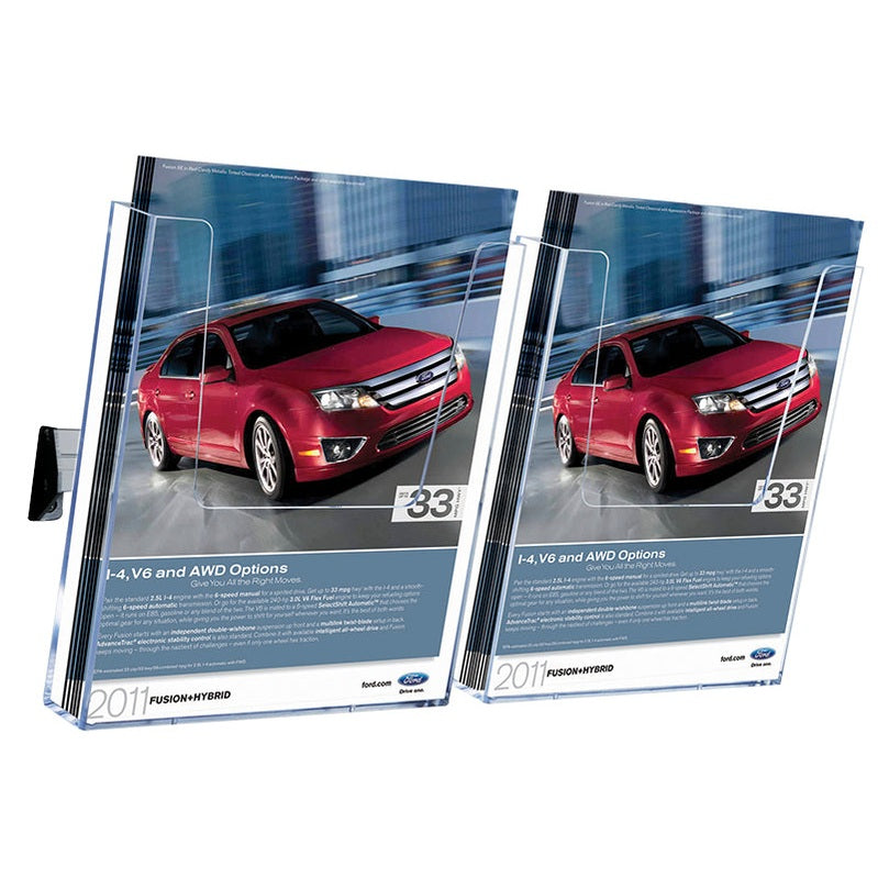 Broschyrställvägg - Alu/Akryl