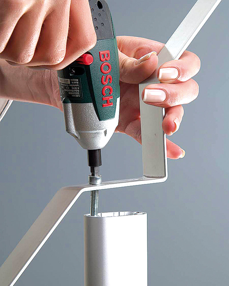 Infoställ med tavla